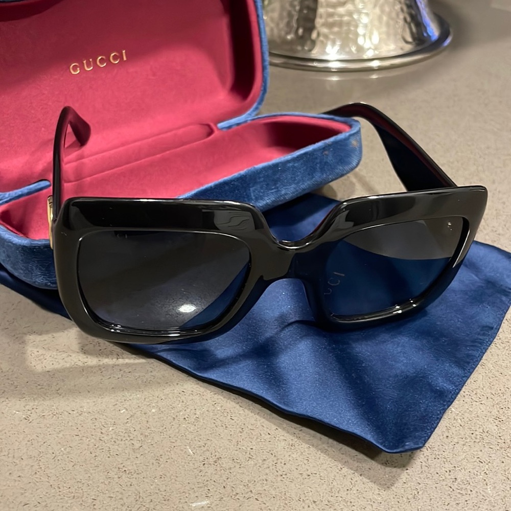 Oversized Square Gucci Glasses